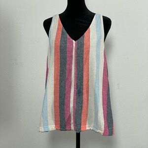 Time and Tru Striped Tank